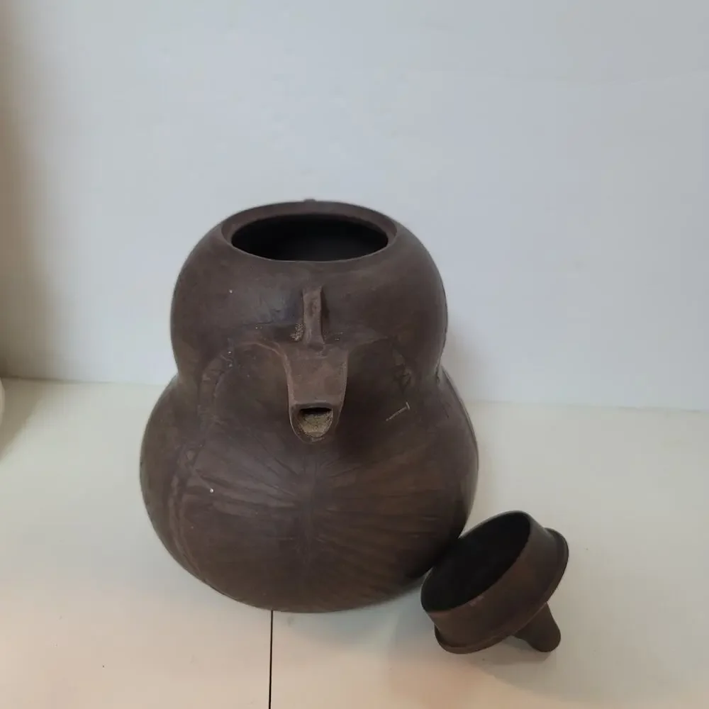 Purple clay teapot MadeChen Xinghua Chinese Yixing Zisha ceremony Hand etched